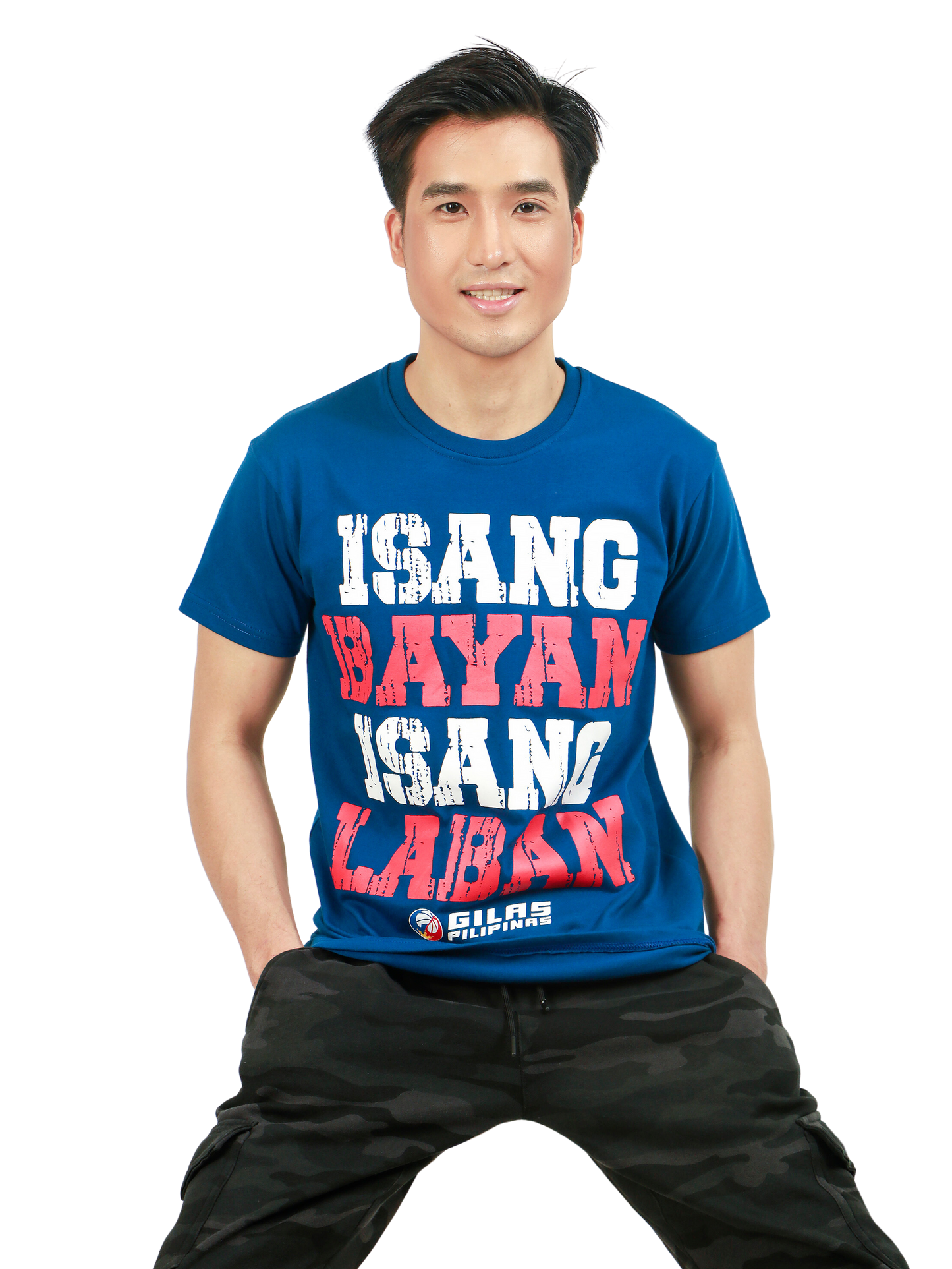 ISANG BAYAN ISANG LABAN in Blue for Mens