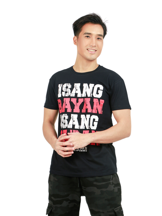 ISANG BAYAN ISANG LABAN in Black for Mens