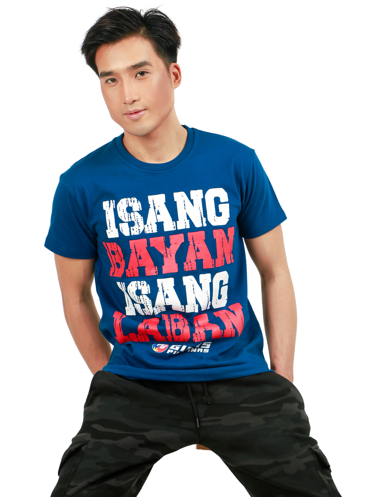 ISANG BAYAN ISANG LABAN in Blue for Mens